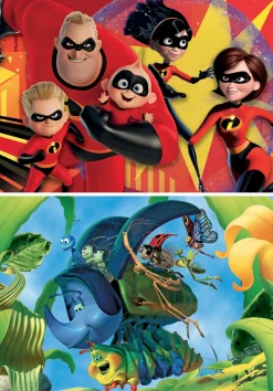 Kinderen Educa Disney, Pixar, Marvel|Legpuzzels<Pixar - 2 x 48 stukjes