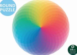 Kinderen Educa Legpuzzels|500-999<Regenboog - Cirkelvormige puzzel - 800 stukjes