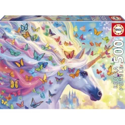Kinderen Educa Fantasy|Legpuzzels<Regenboog Eenhoorn - legpuzzel van 500 stukjes