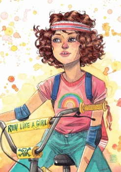 Kinderen Educa Tekening|Legpuzzels<Run like a Girl - legpuzzel van 500 stukjes