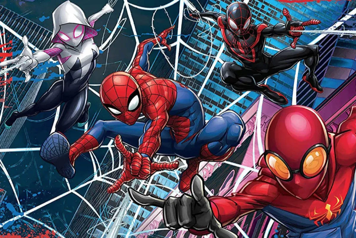 Kinderen Educa Disney, Pixar, Marvel|Legpuzzels<Spiderman - 2 puzzels van 100 stukjes