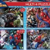 Kinderen Educa Disney, Pixar, Marvel|Legpuzzels<Spiderman - 4 puzzels van 50 / 80 / 100 / 150 stukjes