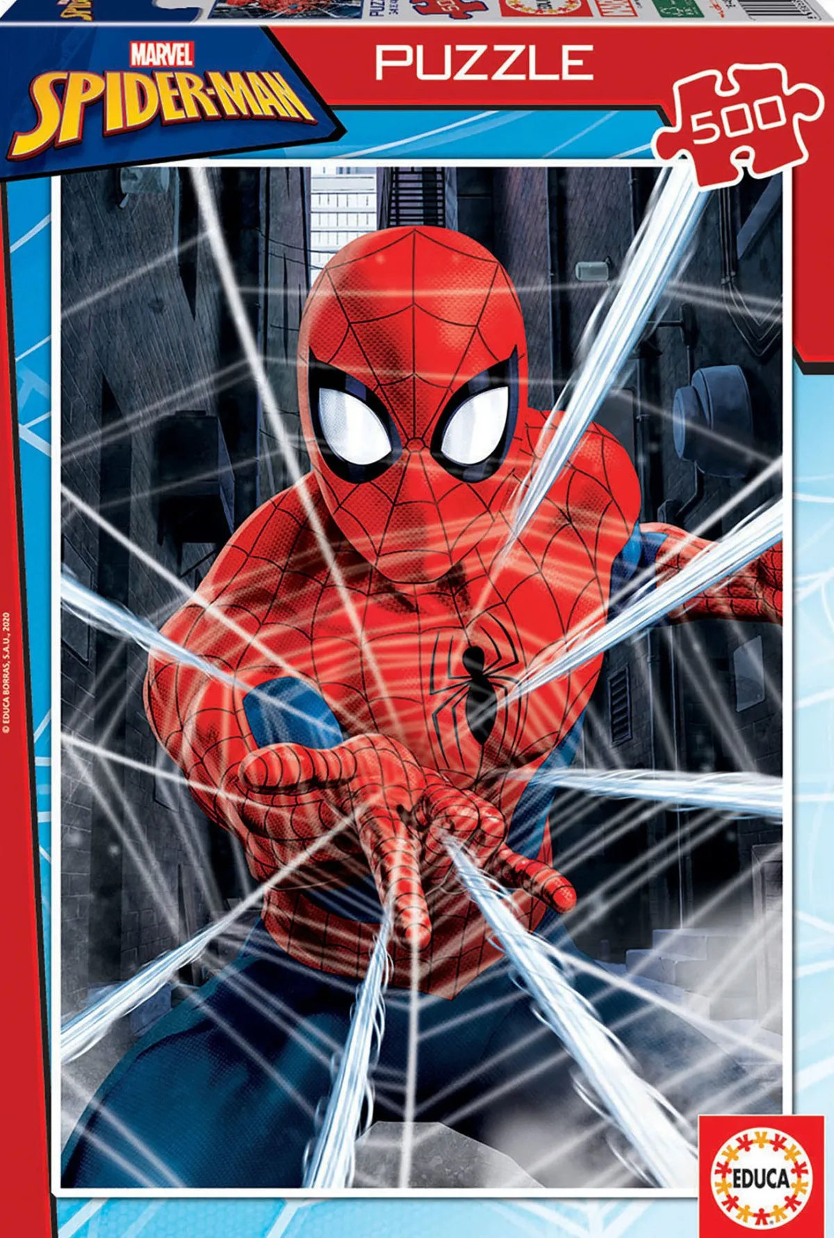 Kinderen Educa Disney, Pixar, Marvel|Legpuzzels<Spiderman - puzzel van 500 stukjes