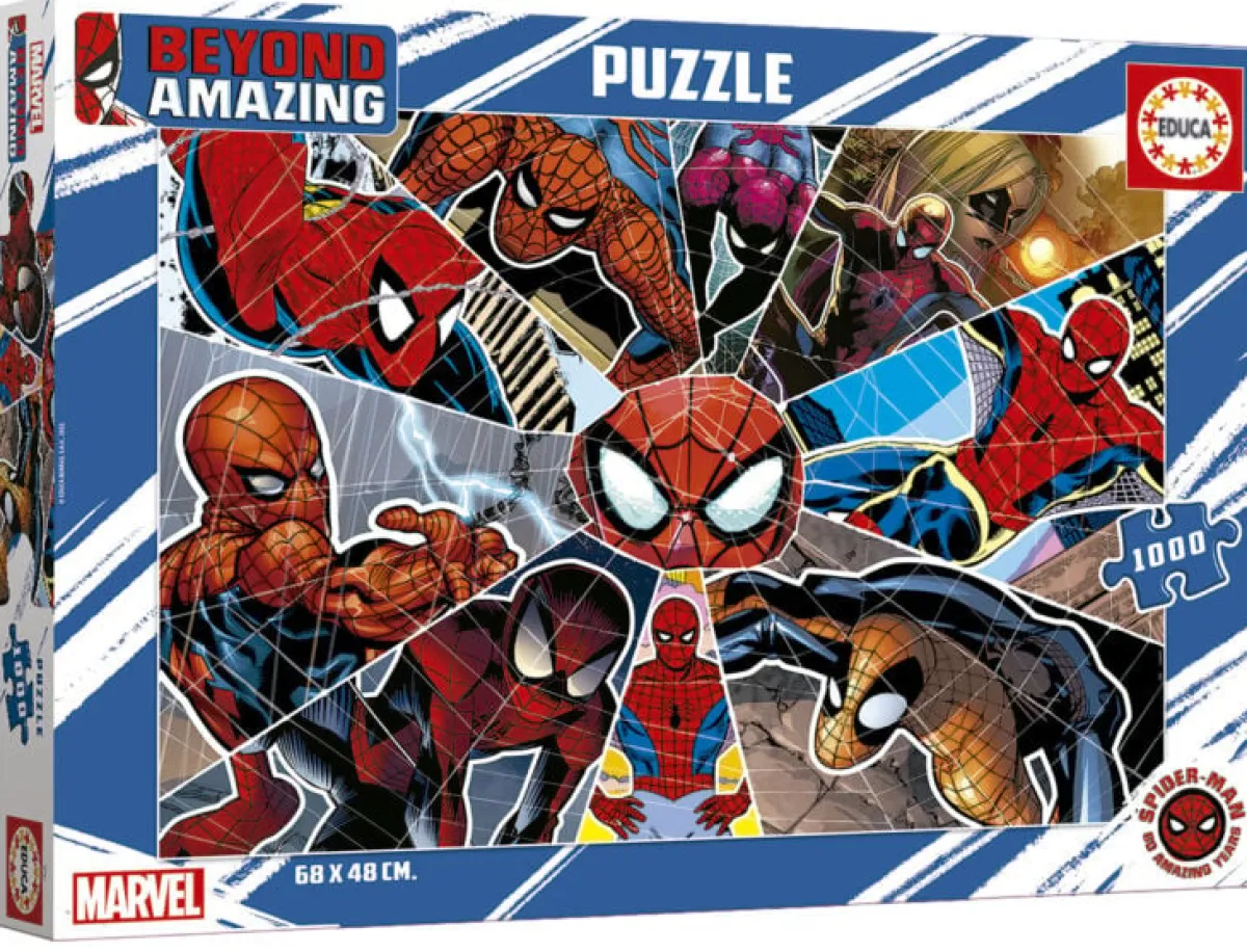 Educa Disney, Pixar, Marvel|Tekening<Spider-Man Beyond Amazing - puzzel 1000 stukjes