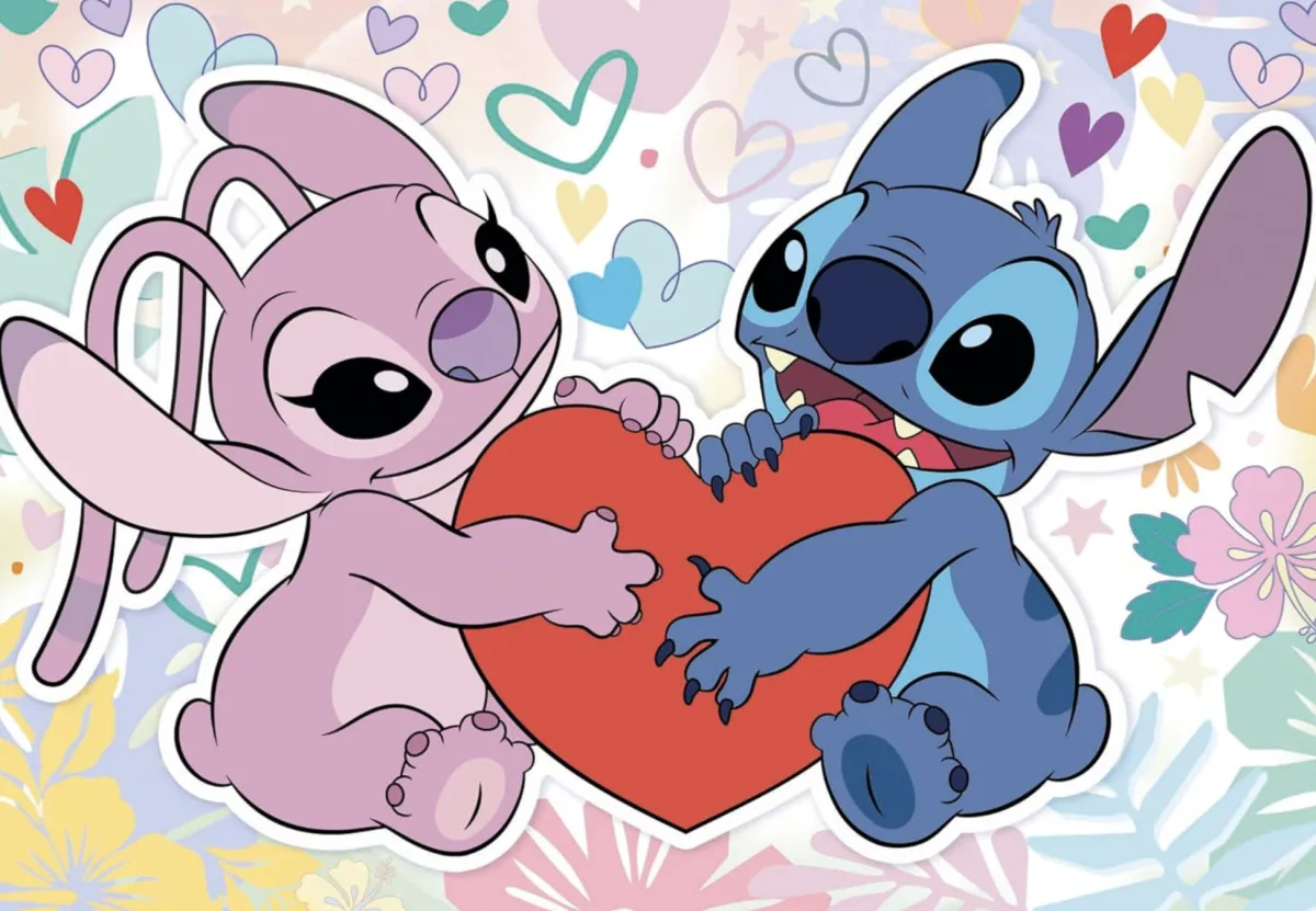 Educa Disney, Pixar, Marvel|500-999<Stitch en Angel - legpuzzel van 500 stukjes