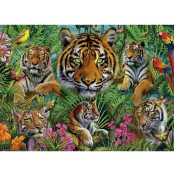 Kinderen Educa Tekening|Dieren<Tijgerjungle - legpuzzel van 500 stukjes