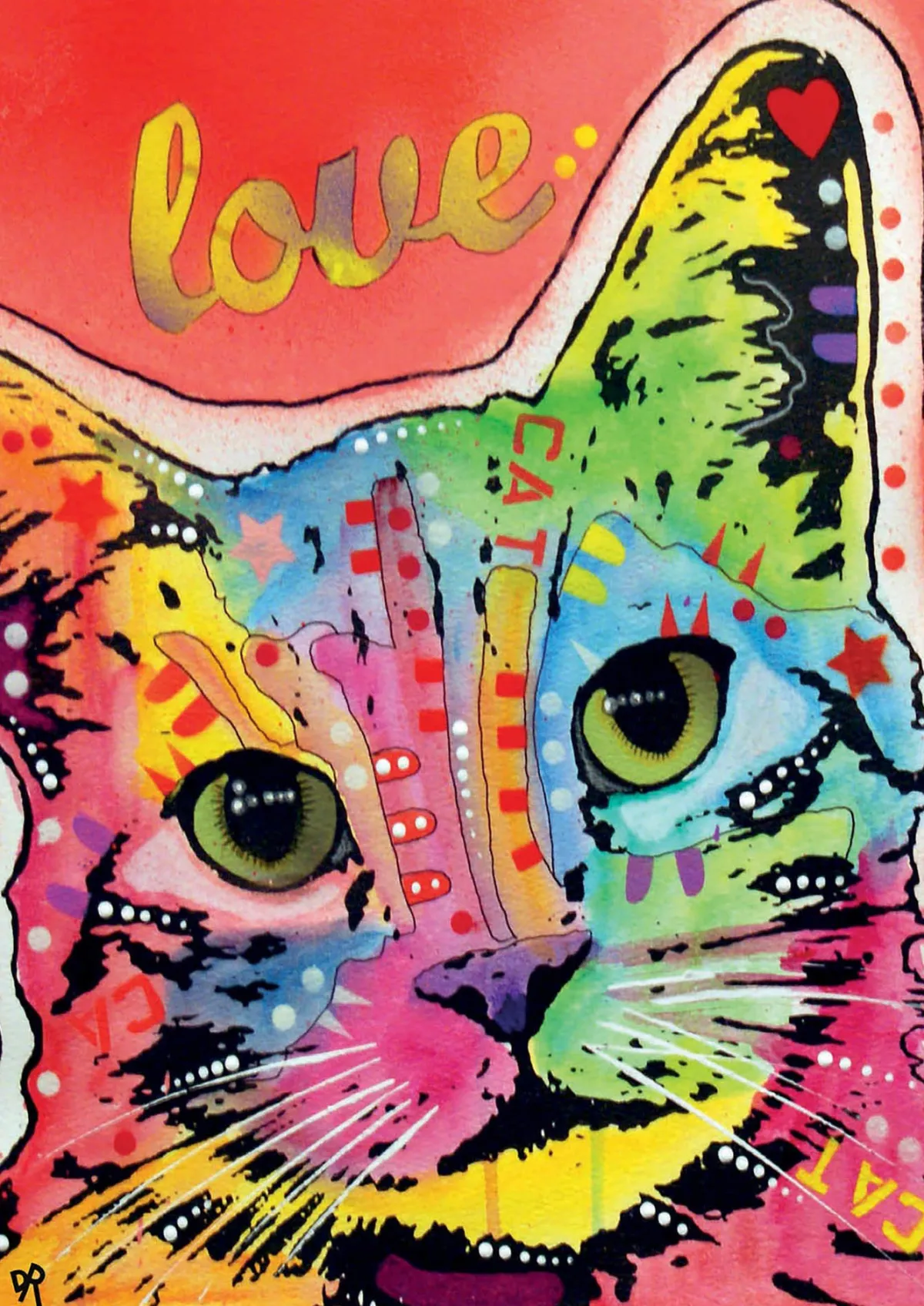 Educa Kunst En Cultuur|1000-1499<Tilt Cat Love - Dean Russo - puzzel 1000 stukjes