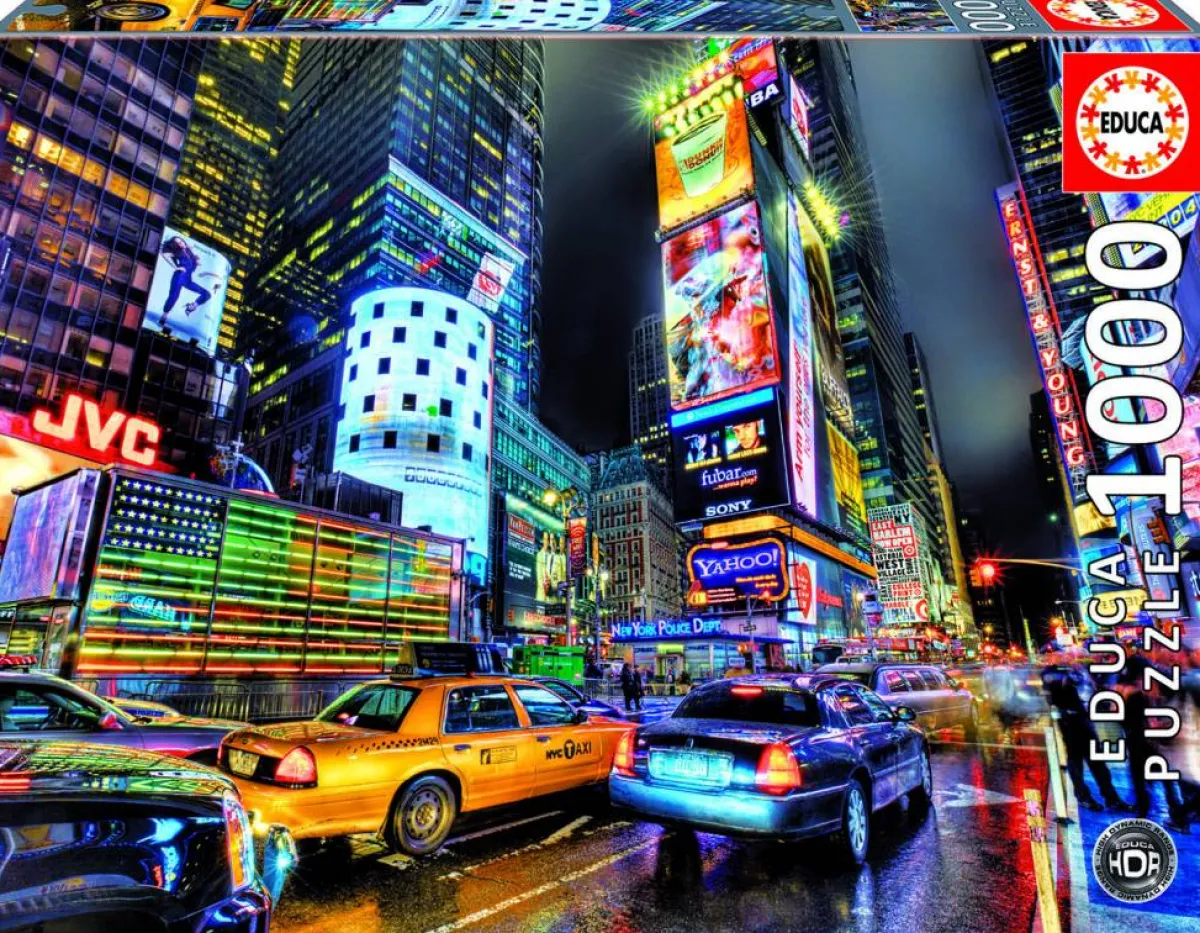 Educa Steden En Gebouwen|1000-1499<Times Square - puzzel van 1000 stukjes