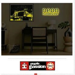 Educa Puzzel + Extra Item|Steden En Gebouwen<Tower Bridge, Londen - Glow in the Dark - puzzel 1000 stukjes