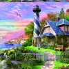 Educa Landschappen|Steden En Gebouwen<Vuurtoren in Rock Bay - legpuzzel van 1000 stukjes