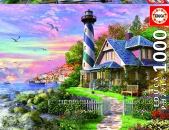 Educa Landschappen|Steden En Gebouwen<Vuurtoren in Rock Bay - legpuzzel van 1000 stukjes