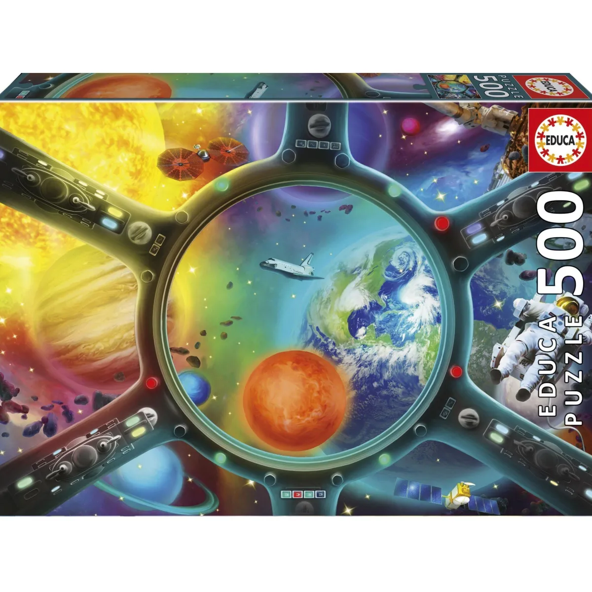 Kinderen Educa Fantasy|Legpuzzels<Wandeling in de Ruimte - legpuzzel van 500 stukjes