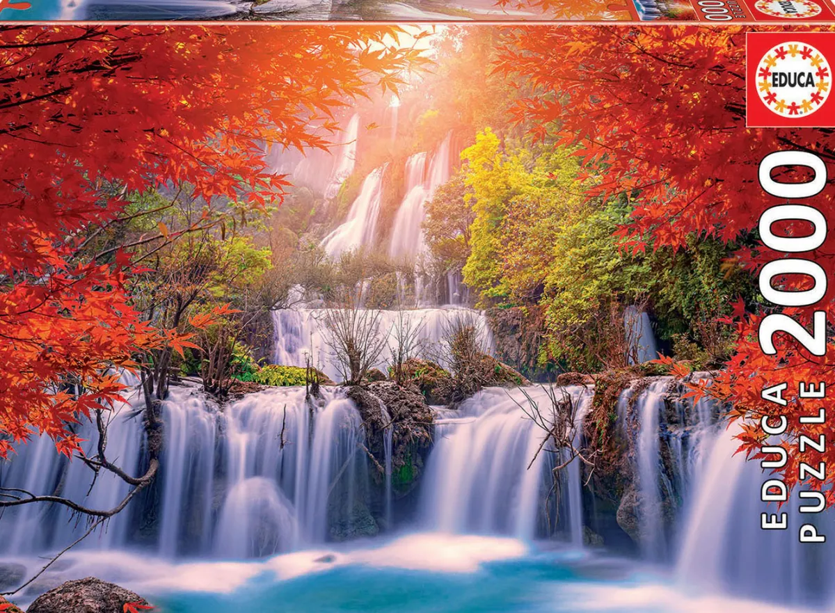 Educa Landschappen|2000 En Meer<Waterval in Thailand - puzzel van 2000 stukjes