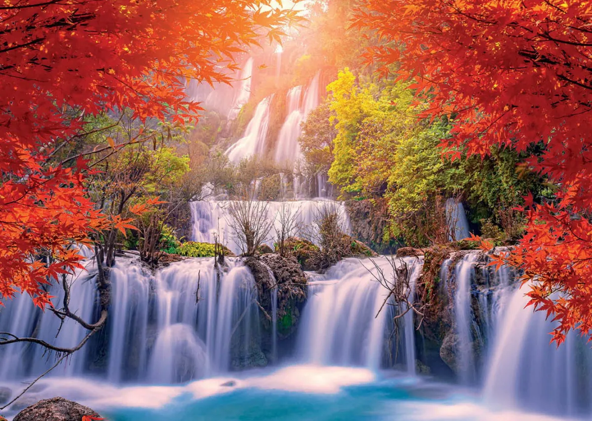 Educa Landschappen|2000 En Meer<Waterval in Thailand - puzzel van 2000 stukjes