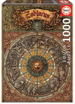 Educa Dieren|Astrologie & Wereldkaarten<Zodiac - Dierenriem - 1000 stukjes