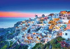 Educa Landschappen|Steden En Gebouwen<Zonsondergang in Santorini - legpuzzel van 1500 stukjes