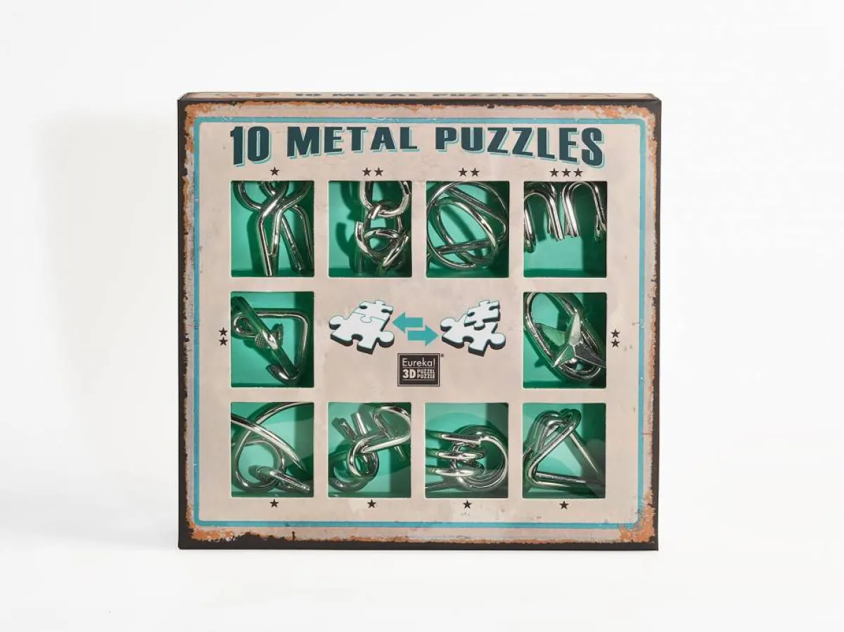 Eureka Breinbrekers<10 Metalen breinbrekers - groene set