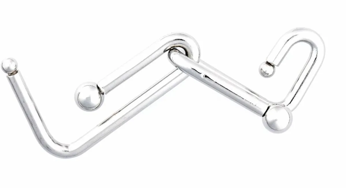 Eureka Breinbrekers<Mania Puzzels - Rood - 4 metalen breinbrekers in doos