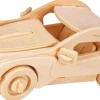 Kinderen Eureka 3d Puzzels|3dpuzzels<Sportwagen - Gepetto's Workshop - 3D puzzle in hout