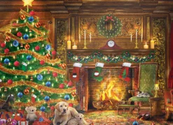 Eurographics Puzzles Tekening|Dieren<Feestelijke Labradors - puzzel van 1000 stukjes