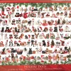 Eurographics Puzzles Dieren|Kunst En Cultuur<Kersthonden - puzzel van 1000 stukjes
