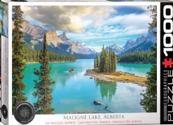 Eurographics Puzzles Landschappen|1000-1499<Maligne Lake Alberta - Canada - puzzel van 1000 stukjes