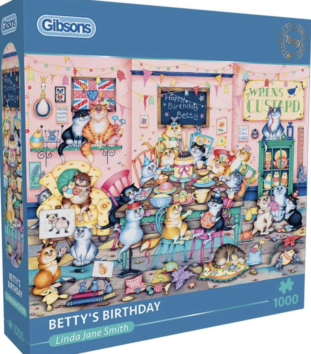 Gibsons Tekening|1000-1499<Betty's verjaardag - puzzel van 1000 stukjes