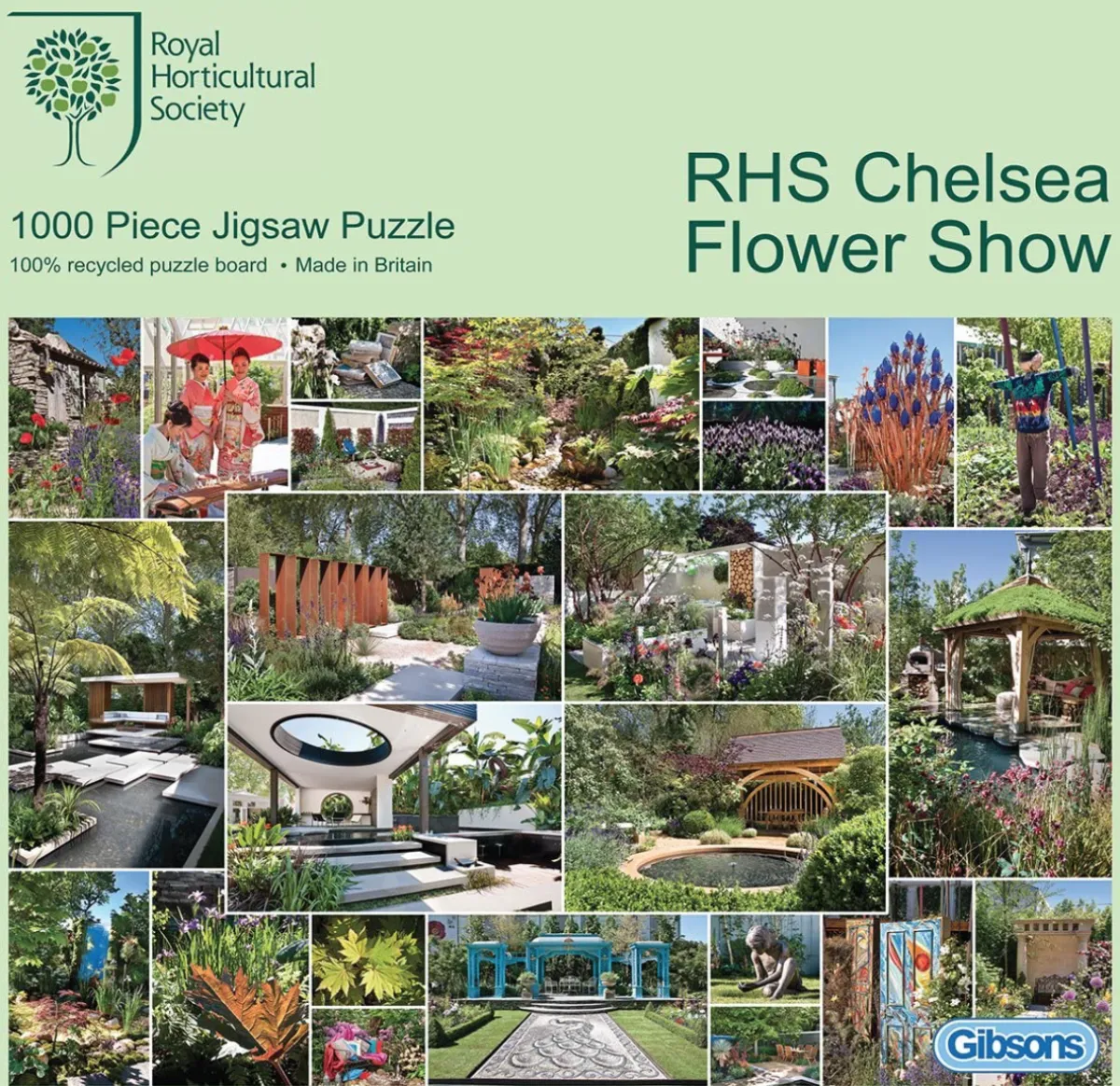 Gibsons Landschappen|1000-1499<Flower Show - legpuzzel van 1000 stukjes