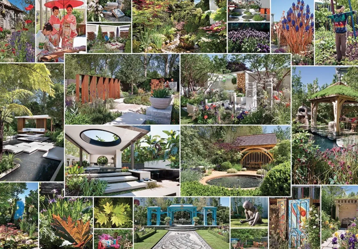 Gibsons Landschappen|1000-1499<Flower Show - legpuzzel van 1000 stukjes