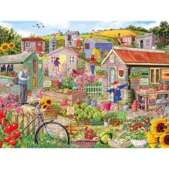 Gibsons Landschappen|1000-1499<Het leven in de volkstuin - puzzel van 1000 stukjes