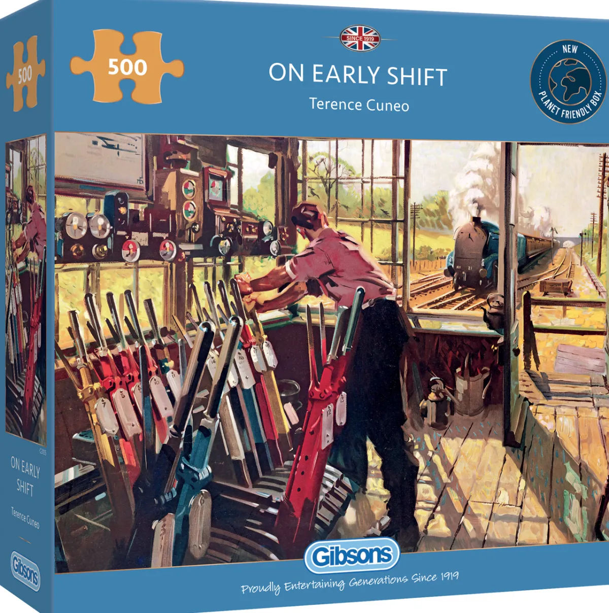 Gibsons 500-999<In de vroege shift - puzzel van 500 stukjes