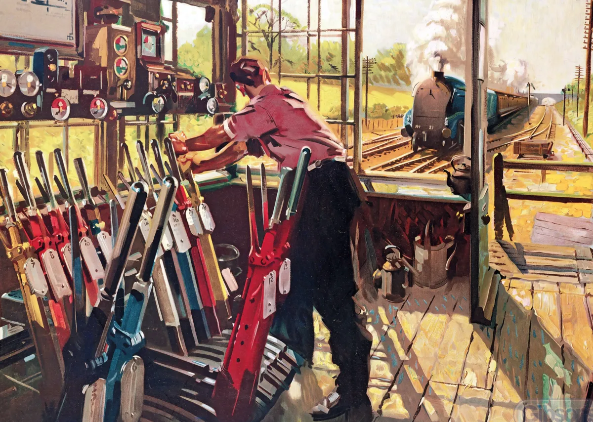 Gibsons 500-999<In de vroege shift - puzzel van 500 stukjes