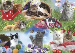 Gibsons Tekening|Dieren<Katten - puzzel van 12 XXL stukjes