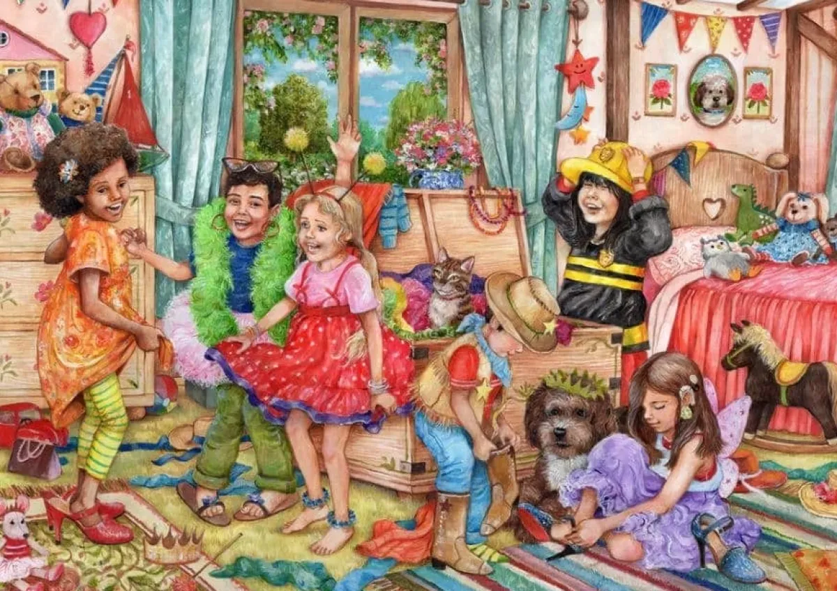 Gibsons 500-999<Verkleedplezier - puzzel van 500 stukjes