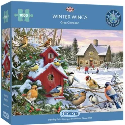 Gibsons Tekening|1000-1499<Wintervleugels - puzzel van 1000 stukjes