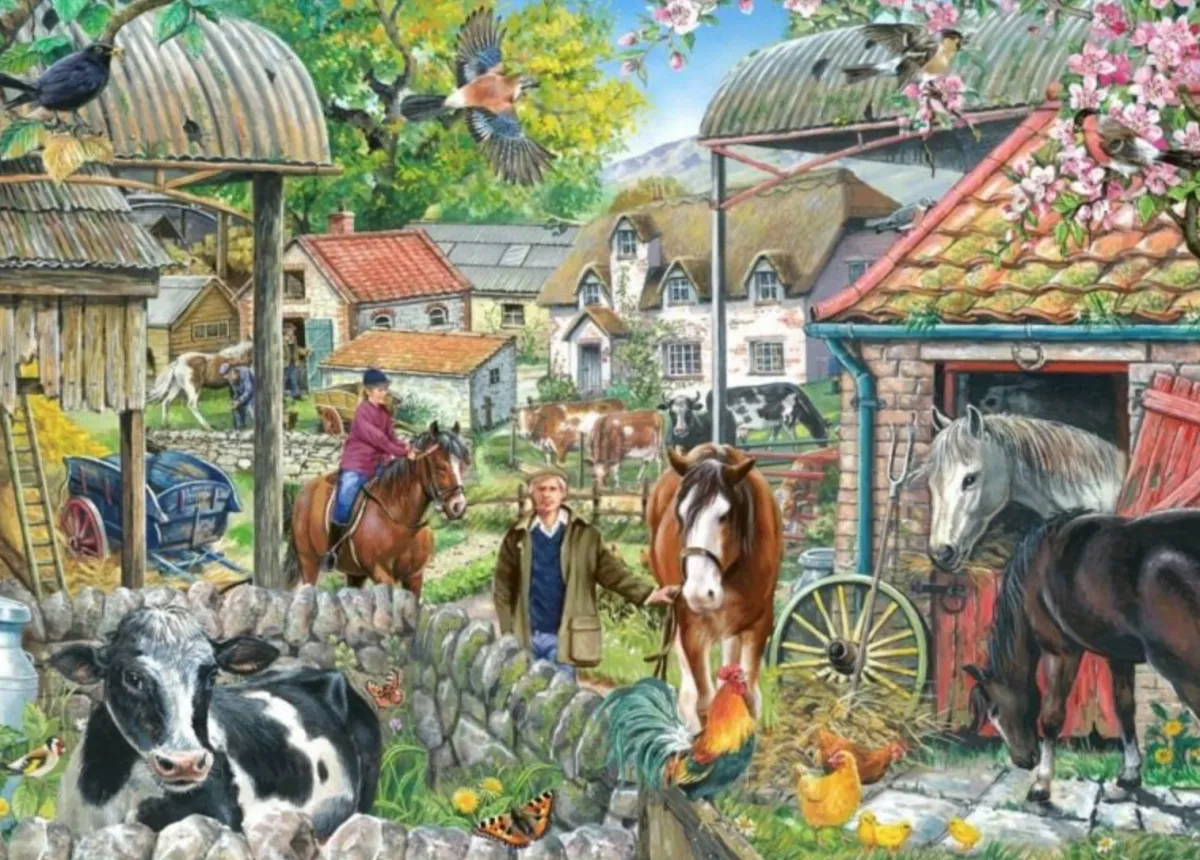 HOP Tekening|100-499<Horseshoe Farm - 250 XL stukjes