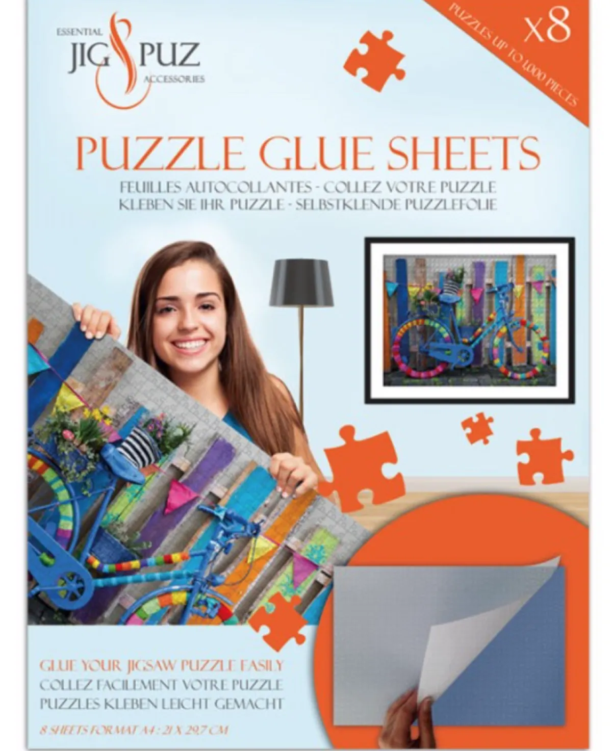 Jig and Puz Puzzellijm<Zelfklevende puzzelfolie voor 1000 stukjes