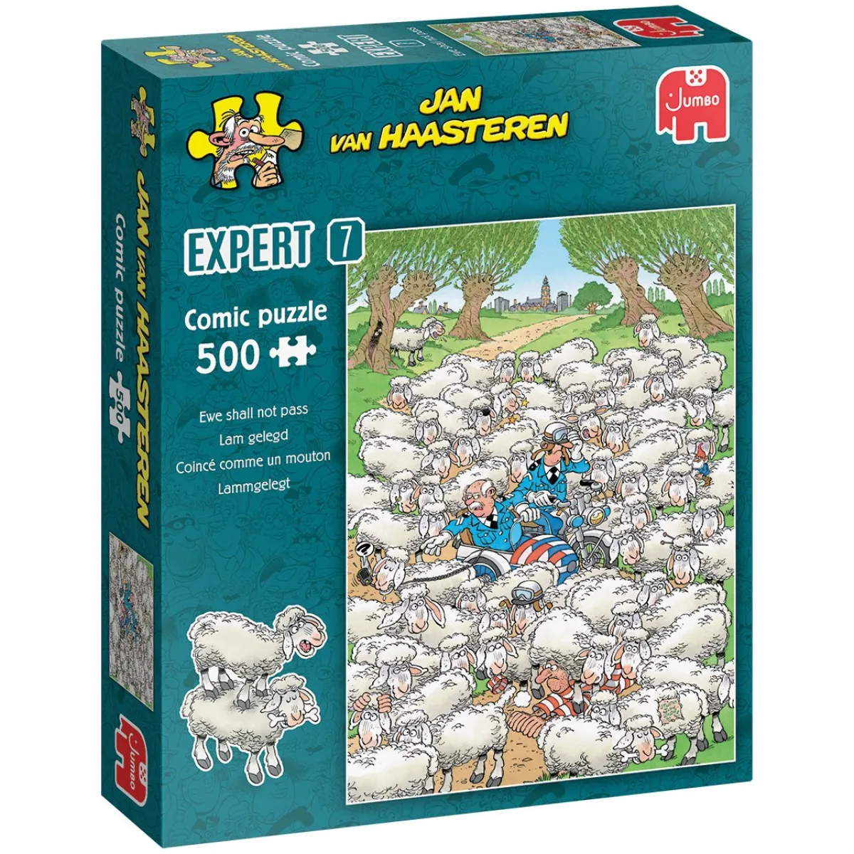 Jumbo 500-999<Lam Gelegd - Expert 7 - Jan van Haasteren - puzzel van 500 stukjes