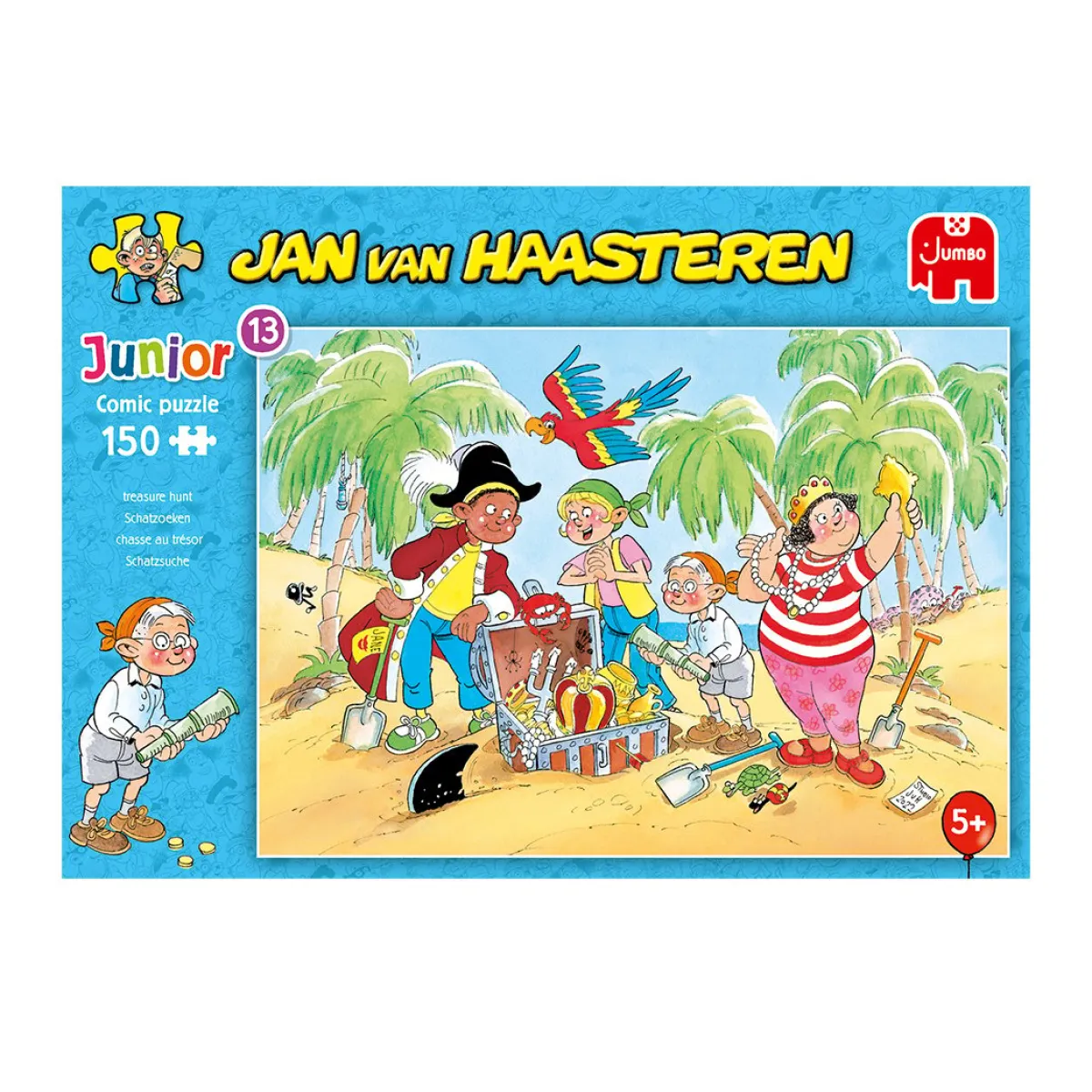 Kinderen Jumbo Tekening|Legpuzzels<Schatzoeken - Jan van Haasteren - 150 stukjes