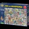 Jumbo 1000-1499<Bij de kapper - Jan van Haasteren - puzzel van 1000 stukjes
