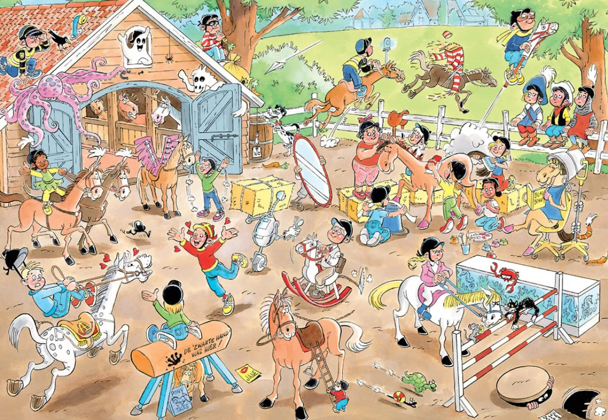Kinderen Jumbo Tekening|Legpuzzels<De Manege - Jan van Haasteren - 360 stukjes