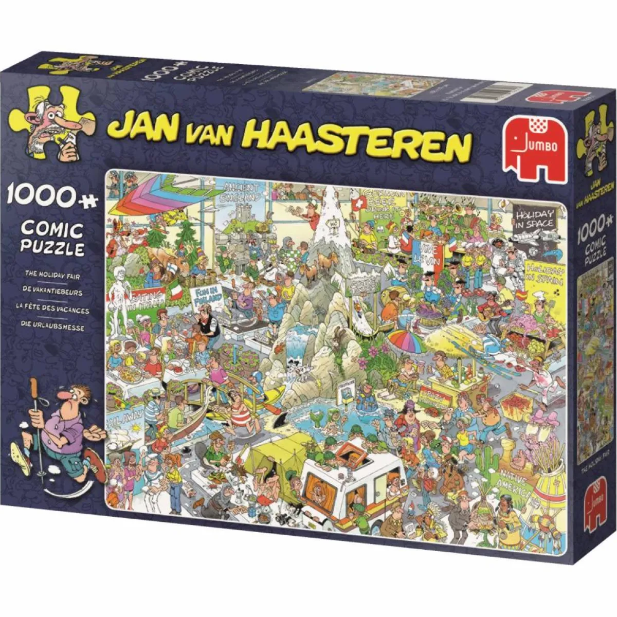 Kinderen Jumbo Tekening|Legpuzzels<De Vakantiebeurs - Jan van Haasteren - 1000 stukjes