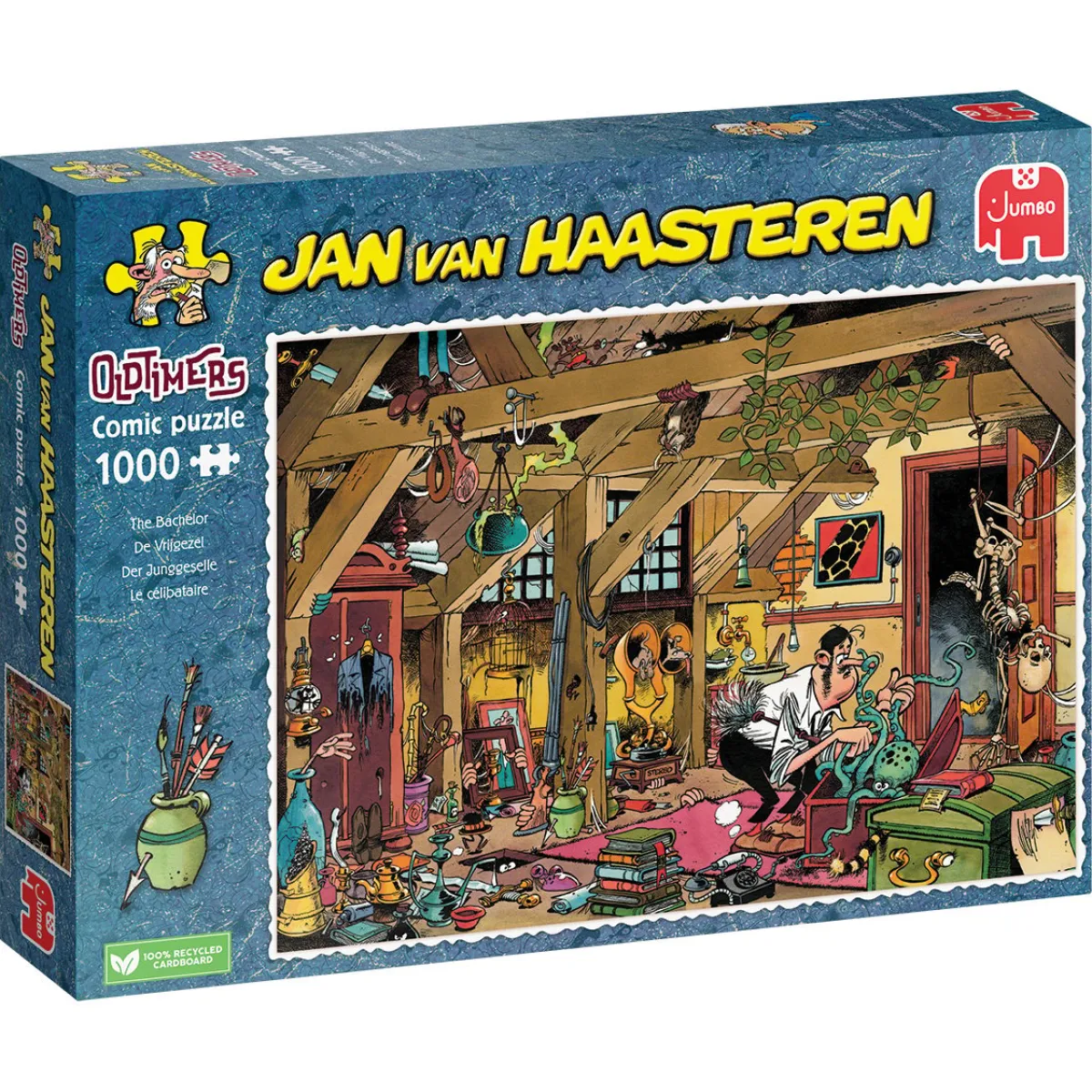 Jumbo 1000-1499<De Vrijgezel - Jan van Haasteren - puzzel van 1000 stukjes