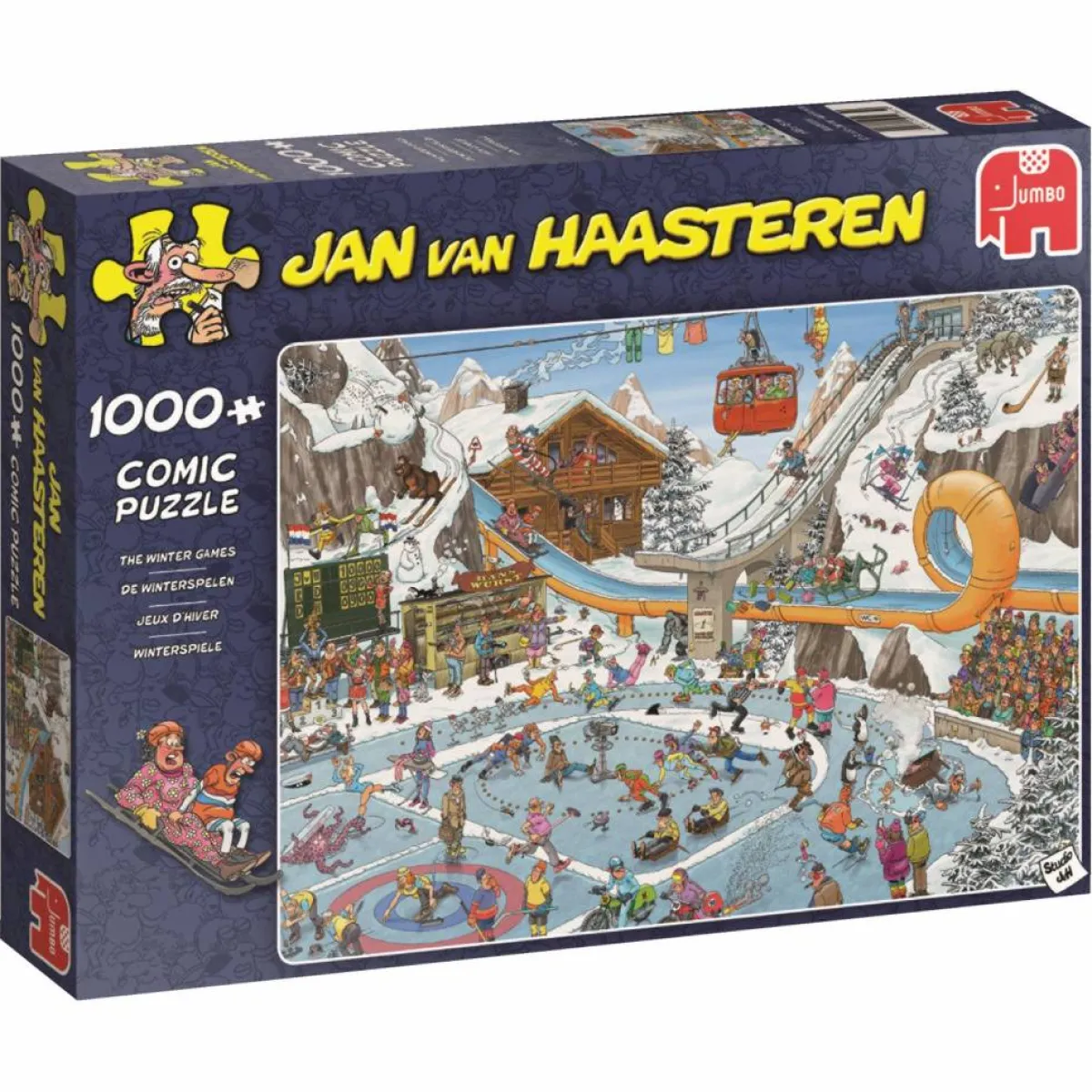 Jumbo Tekening|1000-1499<De Winterspelen - JvH - 1000 stukjes