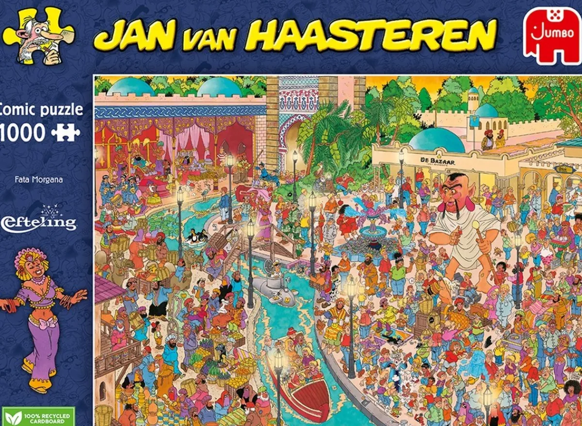 Jumbo 1000-1499<Efteling - Fata Morgana - Jan van Haasteren - puzzel van 1000 stukjes
