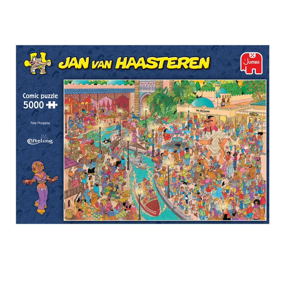 Jumbo 2000 En Meer<Fata Morgana - Jan van Haasteren - puzzel van 5000 stukjes