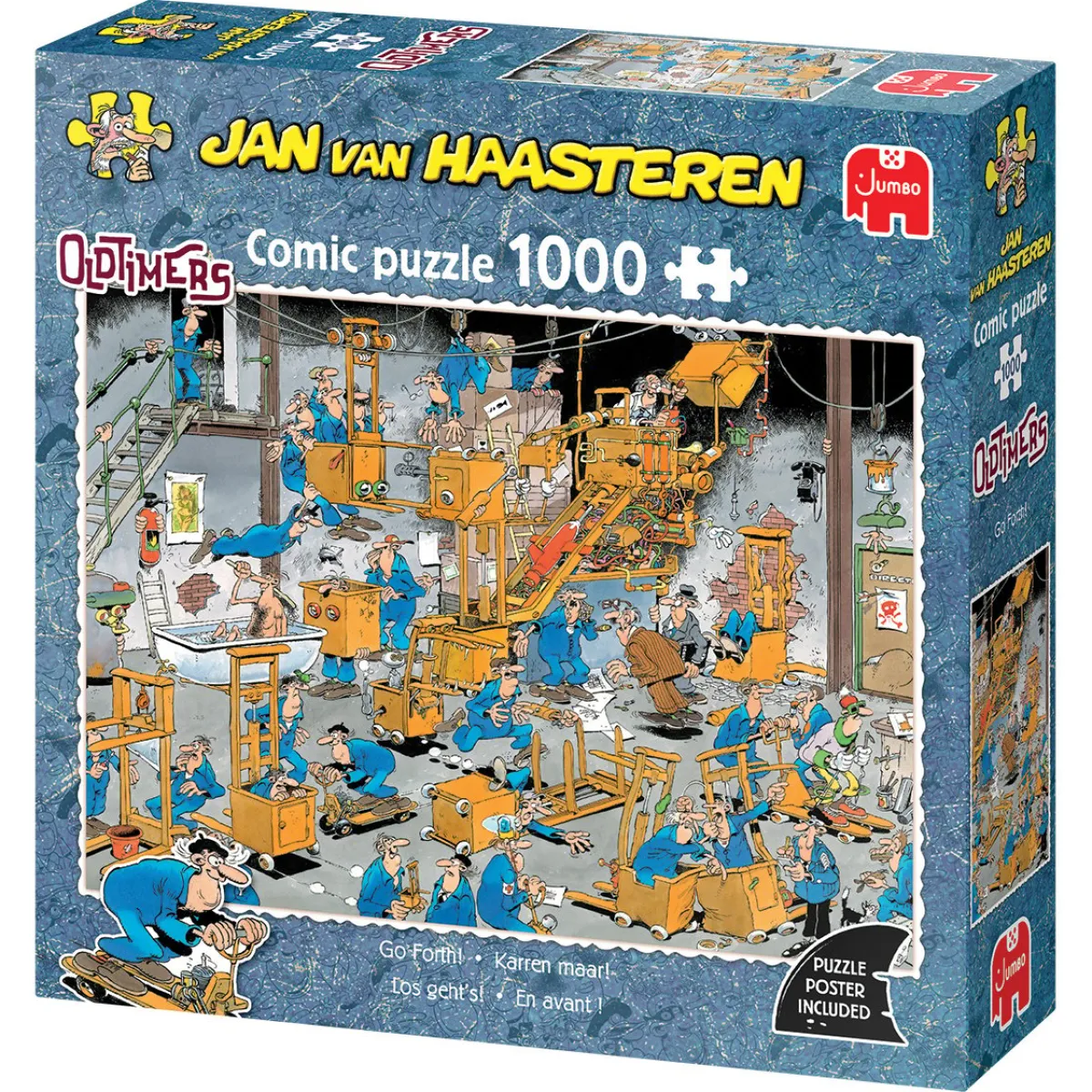 Jumbo 1000-1499<Karren Maar! - Jan van Haasteren - puzzel van 1000 stukjes