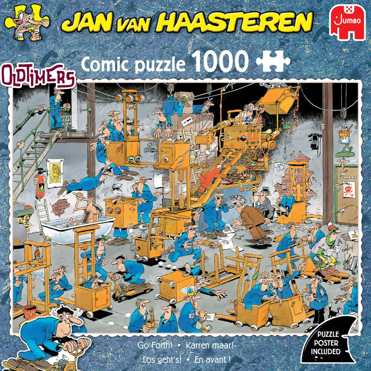 Jumbo 1000-1499<Karren Maar! - Jan van Haasteren - puzzel van 1000 stukjes
