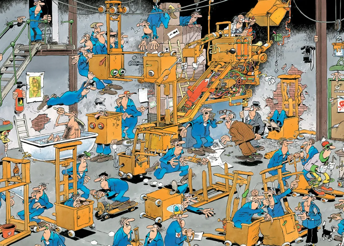 Jumbo 1000-1499<Karren Maar! - Jan van Haasteren - puzzel van 1000 stukjes