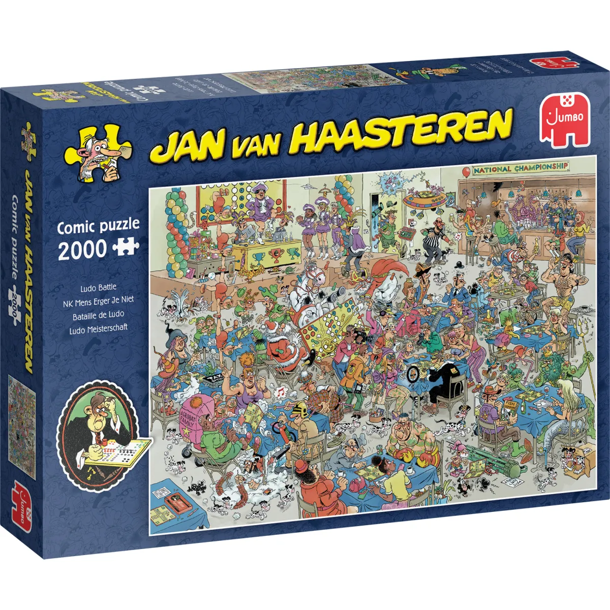 Jumbo 2000 En Meer<Mens Erger Je Niet - Jan van Haasteren - 2000 stukjes